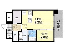 エル・セレーノ新大阪北 1LDKの間取図画像