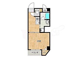 ハイツアスク 1DKの間取図画像