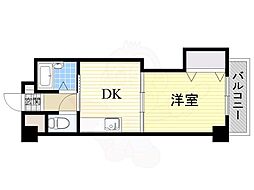 豊新グランドハイツ北 1DKの間取図画像