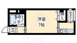 エクト1 ワンルームの間取図画像
