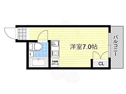 リアライズ江坂 ワンルームの間取図画像