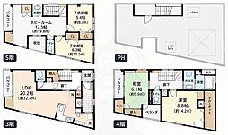 行旨ビル 4LDKの間取図画像