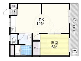 岡田マンション 103 ｜ 大阪府枚方市磯島元町15番15号（賃貸マンション1LDK・1階・40.00㎡） その2