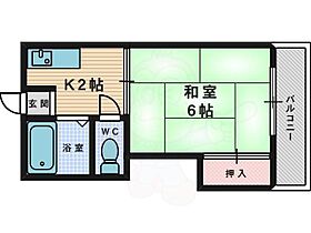 大阪府枚方市牧野阪１丁目24番27号（賃貸マンション1K・2階・18.18㎡） その2