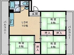 さつきが丘コーポ  ｜ 大阪府枚方市山之上５丁目37番29号（賃貸マンション3LDK・2階・55.00㎡） その2