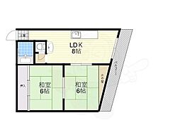 大森マンション 2階/203