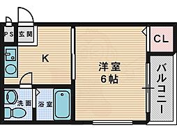 星ヶ丘ハイツ 4階/406