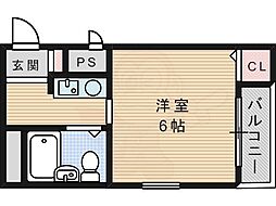 リベラル宮之阪（旧森ハイツ） 2階