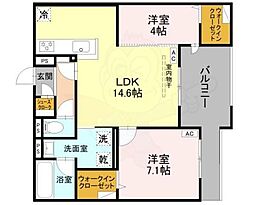 Reve 2LDKの間取図画像