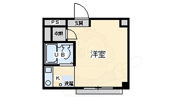 ハイム・ホワイトロータス 302｜兵庫県尼崎市武庫町１丁目(賃貸マンション1R・3階・18.00㎡)の写真 その2