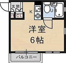 キューブ北武庫之荘1  ｜ 兵庫県尼崎市武庫之荘本町２丁目（賃貸マンション1R・1階・18.00㎡） その2