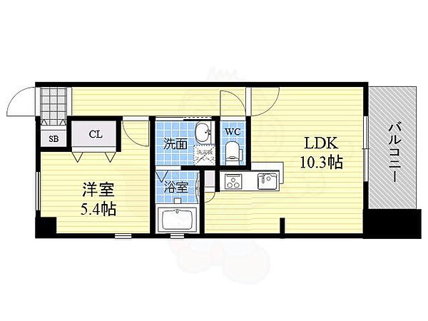 ピネータテラス武庫之荘 ｜兵庫県尼崎市南武庫之荘１丁目(賃貸マンション1LDK・5階・38.25㎡)の写真 その2