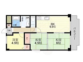 エムグランツ弐番館  ｜ 兵庫県尼崎市武庫之荘東１丁目（賃貸マンション3LDK・4階・57.25㎡） その2