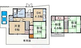 兵庫県尼崎市武庫之荘本町３丁目（賃貸一戸建4DK・1階・69.00㎡） その2