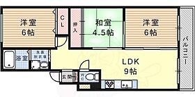 ニューエクセル武庫之荘 105 ｜ 兵庫県尼崎市南武庫之荘５丁目（賃貸マンション3LDK・1階・58.00㎡） その2