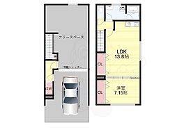 ワーキングベース伊丹WEST 1LDKの間取図画像