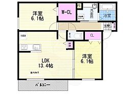 ウェルフォート 2階/-