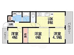 第9カシノハイツ 4階