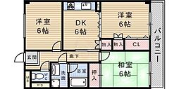 アルデール 3DKの間取図画像