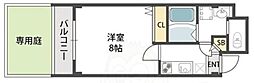 G-プロスペリテ塚口 1Kの間取図画像