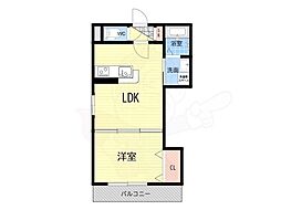 Grande Maison 武庫川 1LDKの間取図画像