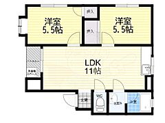 物件の間取り