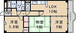 ローズガーデン 4階/-