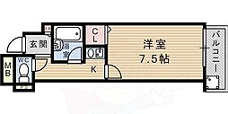 リアーズ武庫之荘 1Kの間取図画像