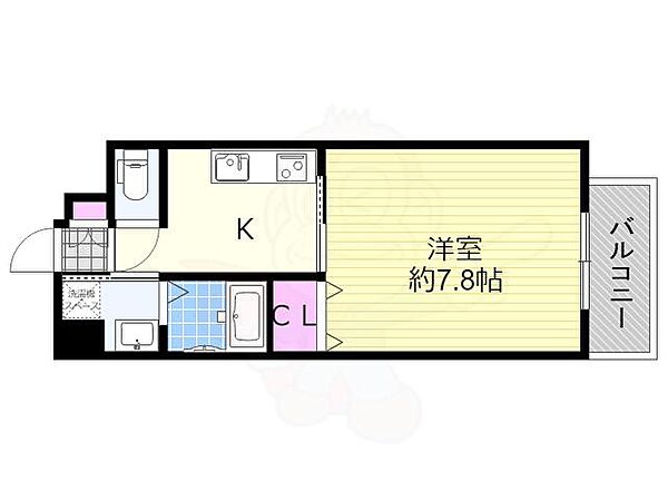 アール大阪リュクス 904｜大阪府大阪市西淀川区姫里１丁目(賃貸マンション1K・9階・26.46㎡)の写真 その2