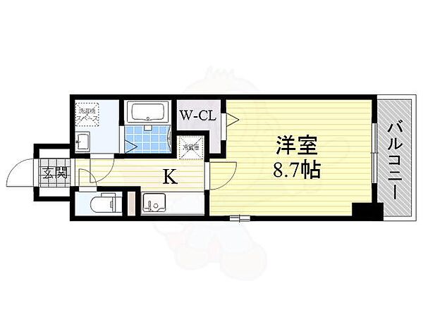 ベルフィオーレ ｜大阪府大阪市西淀川区柏里２丁目(賃貸マンション1K・1階・30.34㎡)の写真 その2