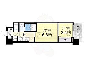 大阪府大阪市淀川区加島３丁目（賃貸マンション2K・3階・30.00㎡） その2