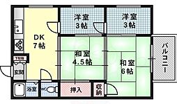 山添マンション 2階