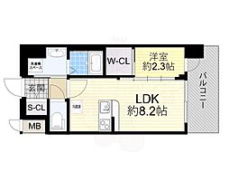 プレリスNEO大阪十三エルヴィオン 2階/-