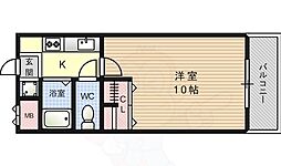 菅マンション 1Kの間取図画像