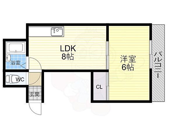 エンパイヤシティ ｜大阪府大阪市平野区加美北３丁目(賃貸マンション1LDK・1階・35.00㎡)の写真 その2