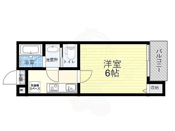 エム・ステージ平野本町3 ｜大阪府大阪市平野区平野本町３丁目(賃貸アパート1K・2階・21.15㎡)の写真 その2