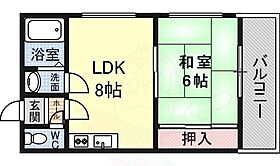 シャトー吉崎 37 ｜ 大阪府大阪市平野区流町３丁目17番14号（賃貸マンション1LDK・3階・30.00㎡） その2