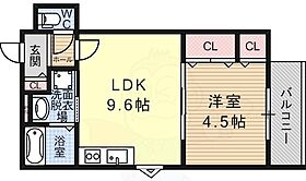 ルミエール照ヶ丘 102 ｜ 大阪府大阪市東住吉区照ケ丘矢田２丁目8番4号（賃貸アパート1LDK・1階・34.52㎡） その2