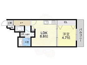 GARDENIA東住吉  ｜ 大阪府大阪市東住吉区矢田４丁目10番32号（賃貸アパート1LDK・1階・35.07㎡） その2