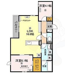 グランディーユ平野西 3階/-