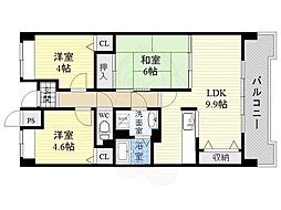 平野元町日興マンション 4階