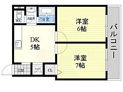 クレール針中野 2階/203