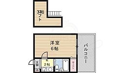エムパレス21 1SKの間取図画像