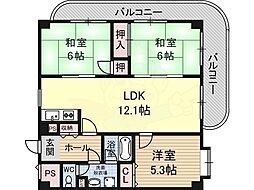 ルシーダ 3LDKの間取図画像