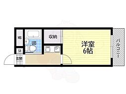 クローバーメゾン公園南Part2 2Kの間取図画像