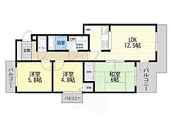 物件の間取り
