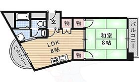 大阪府摂津市千里丘東３丁目（賃貸マンション1LDK・4階・38.00㎡） その2