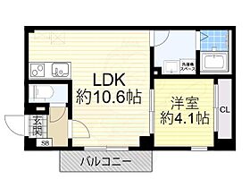 大阪府吹田市朝日が丘町（賃貸マンション1LDK・1階・35.86㎡） その2