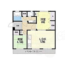 大阪府茨木市山手台４丁目（賃貸マンション2LDK・2階・51.71㎡） その2