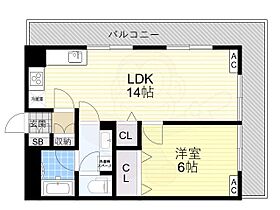 タウンハイツ南茨木5号館  ｜ 大阪府茨木市沢良宜西１丁目（賃貸マンション1LDK・5階・48.60㎡） その2